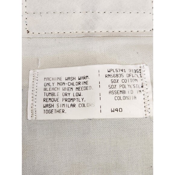 Vintage Cabela's Brush Pants Men's 40x30 Camo Relaxed Hunting Military Outdoors - Picture 4 of 5